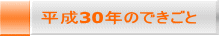 平成30年のできごと